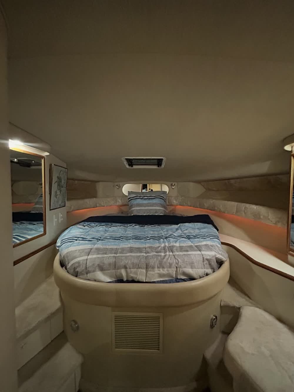 The V-berth forward